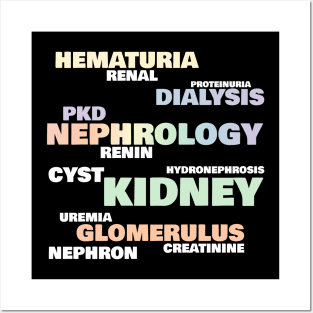 Nephrologists' favorite words Posters and Art